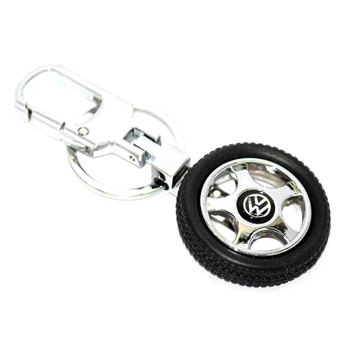 Volkswagen Spinning Tyre Keychains