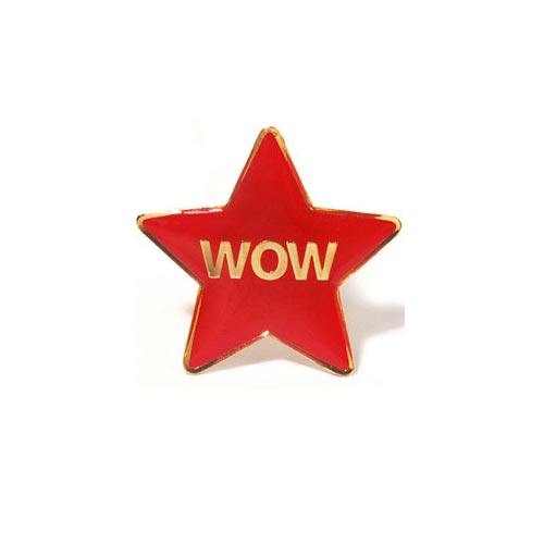Wow Lapel Pins